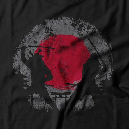 Camiseta Feminina Samurai Fighting