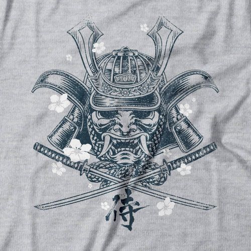 Camiseta Feminina Samurai Helmet