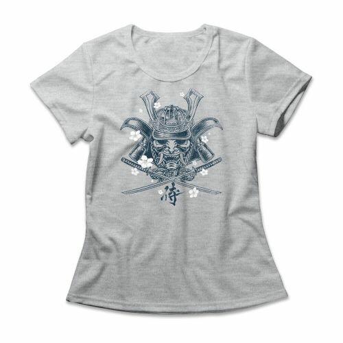 Camiseta Feminina Samurai Helmet