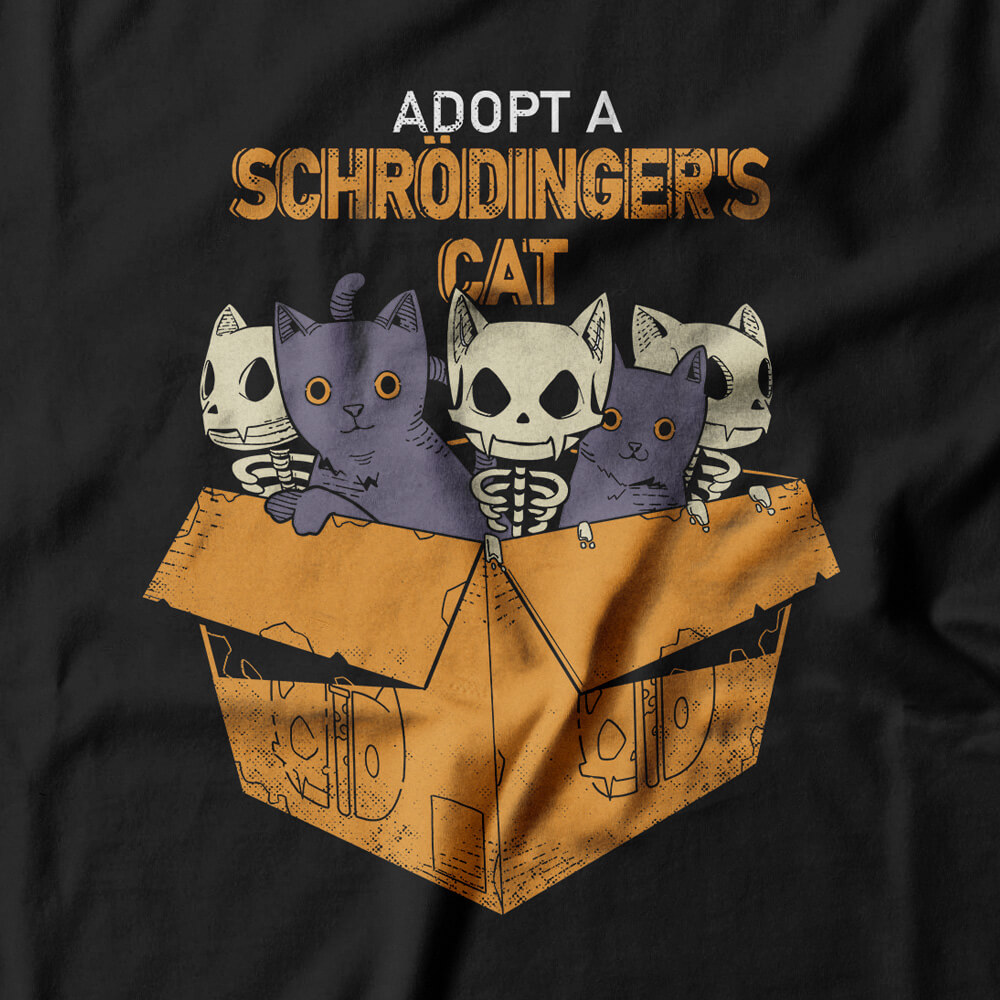 Camiseta Feminina Adopt A Schrödinger's Cat