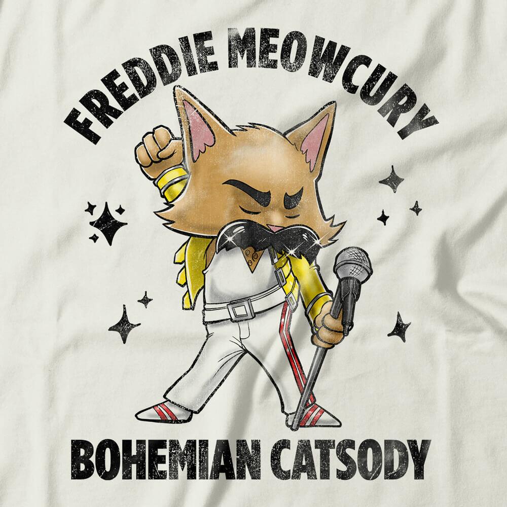 Camiseta Feminina Freddie Meowcury