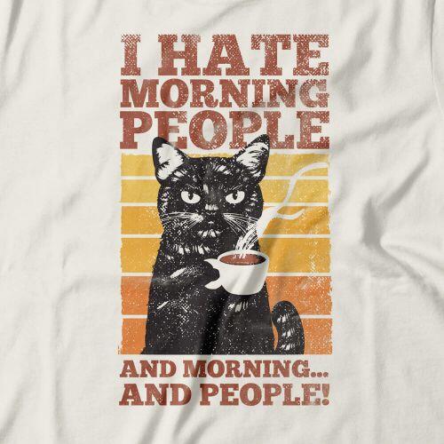 Camiseta Feminina Hate Morning People