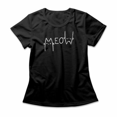 Camiseta Feminina Meow