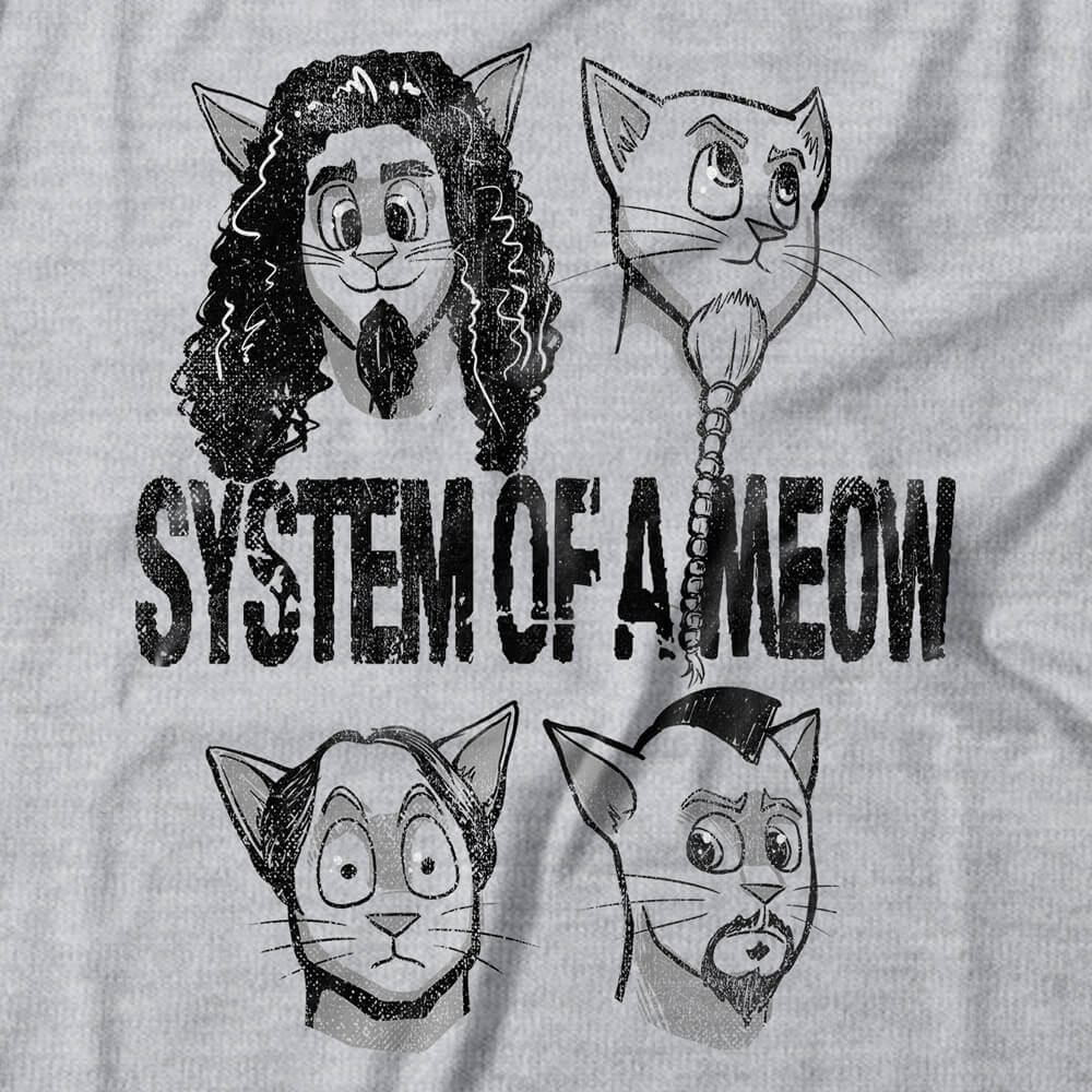 Camiseta Feminina System Of A Meow