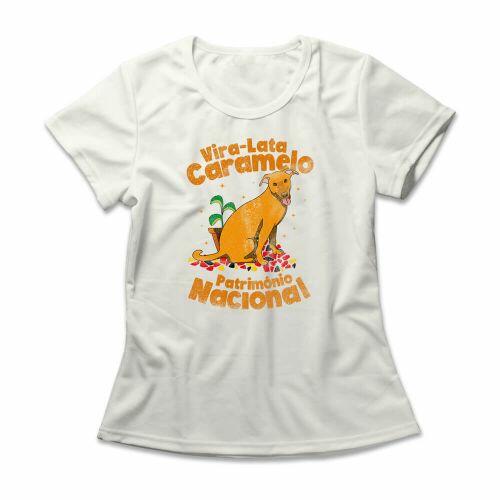 Camiseta Feminina Vira-Lata Caramelo