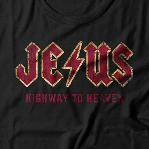Camiseta Feminina Jesus Highway To Heaven