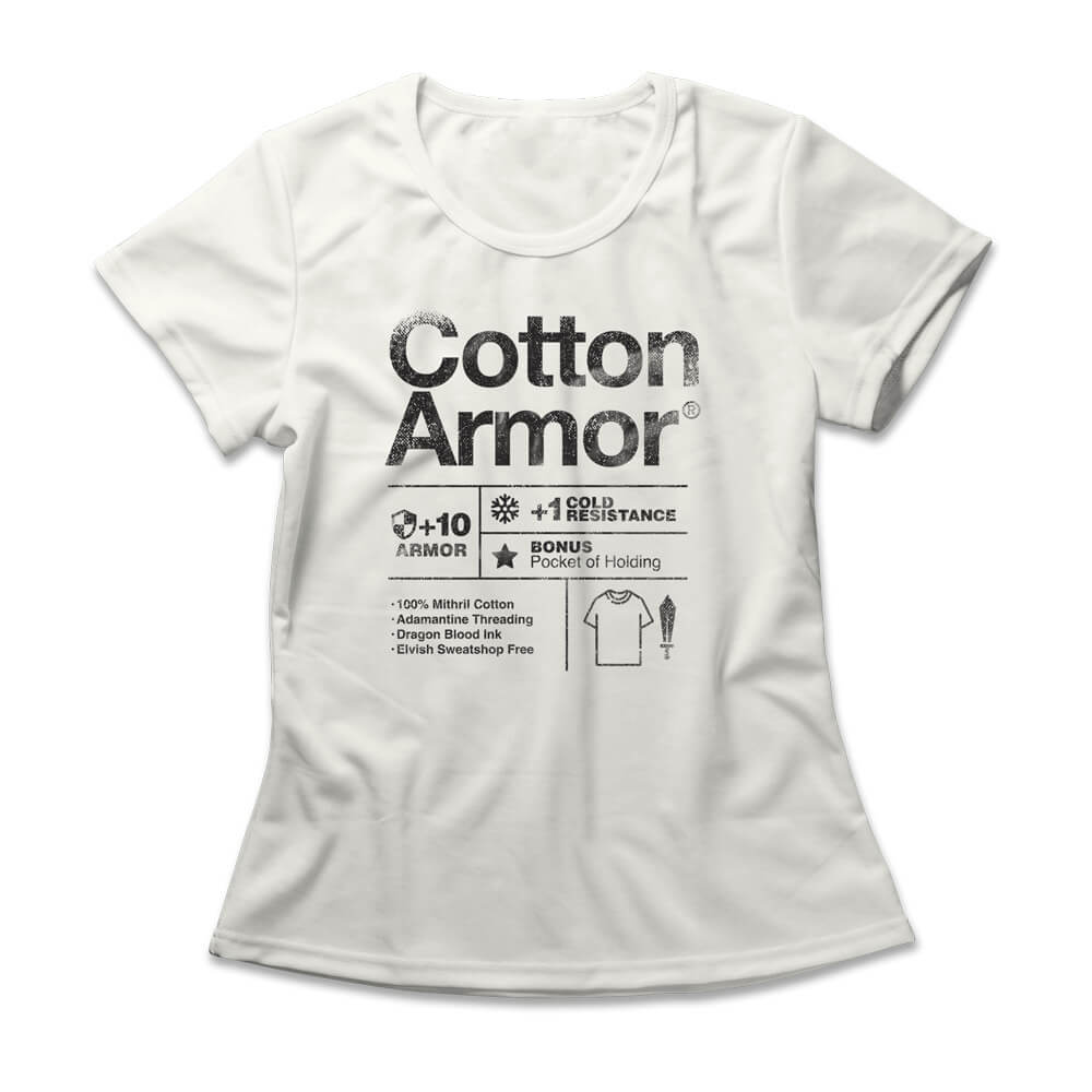 Camiseta Feminina Cotton Armor