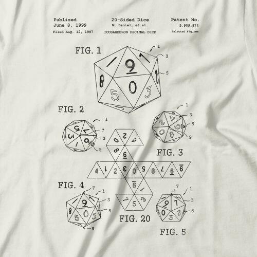 Camiseta Feminina D20 Patent