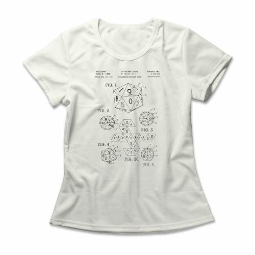 Camiseta Feminina D20 Patent