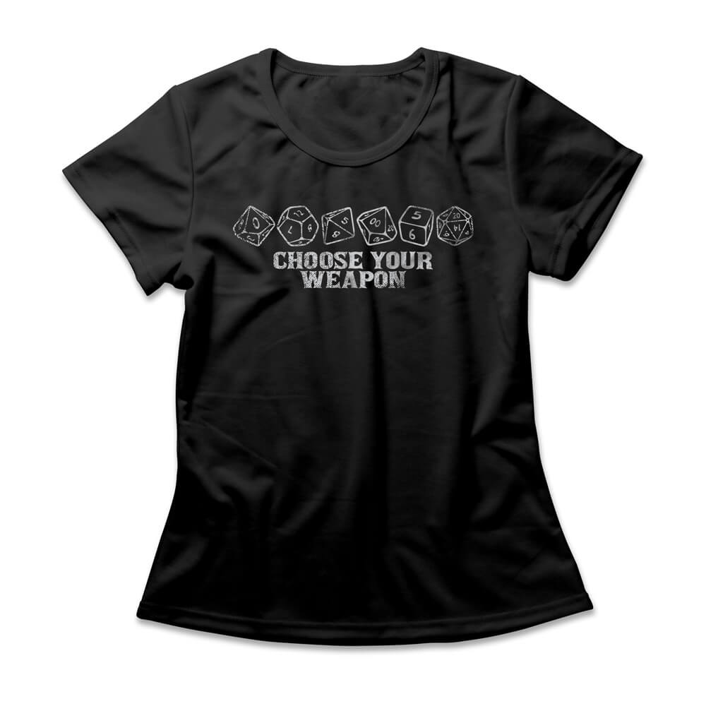 Camiseta Feminina Dice Weapons