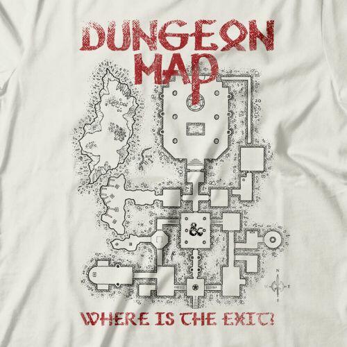 Camiseta Feminina Dungeon Map