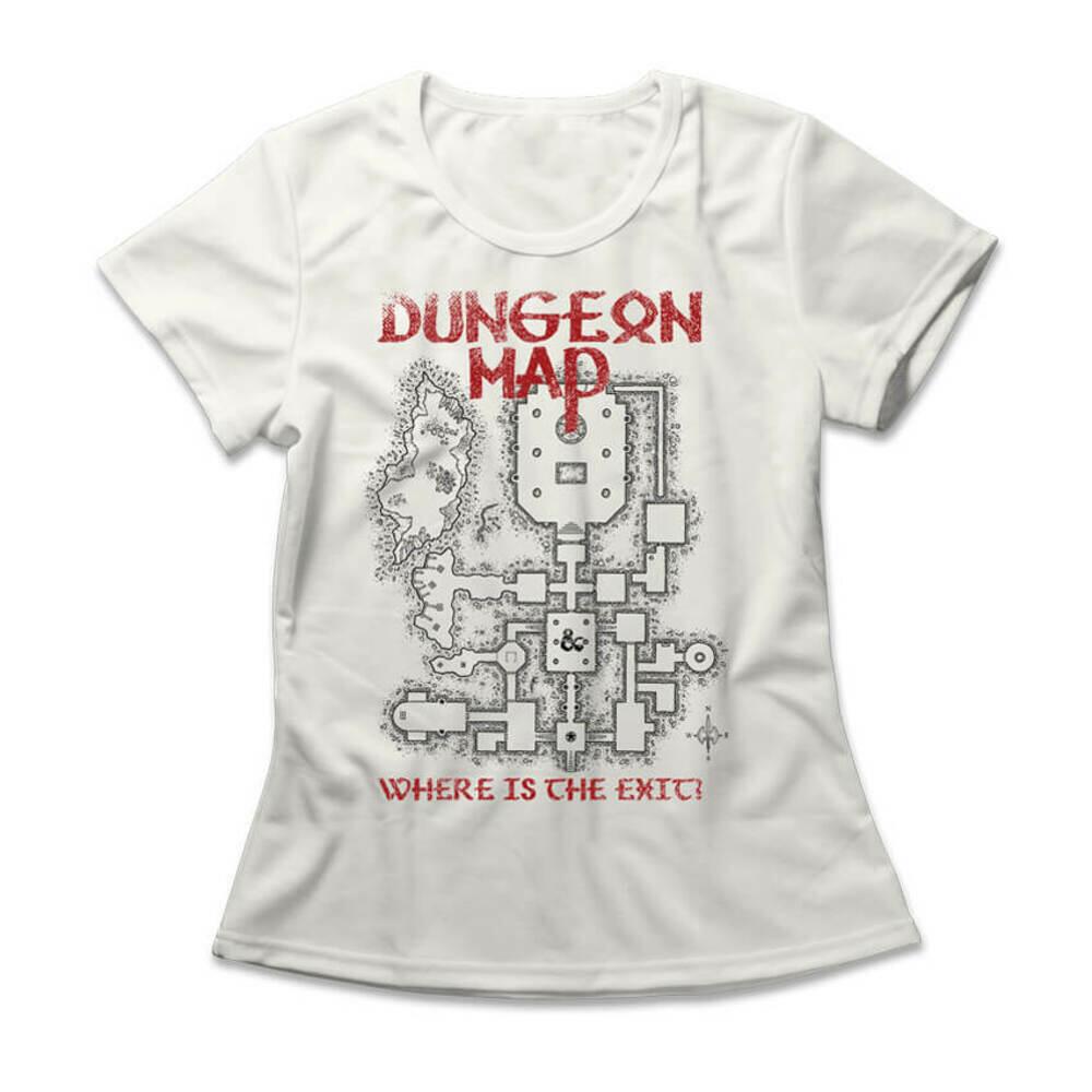 Camiseta Feminina Dungeon Map
