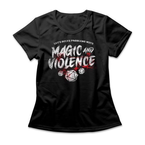 Camiseta Feminina Magic And Violence