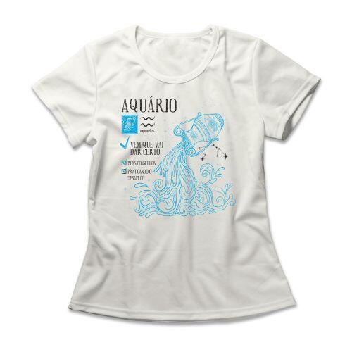 Camiseta Feminina Signo Aqu�rio