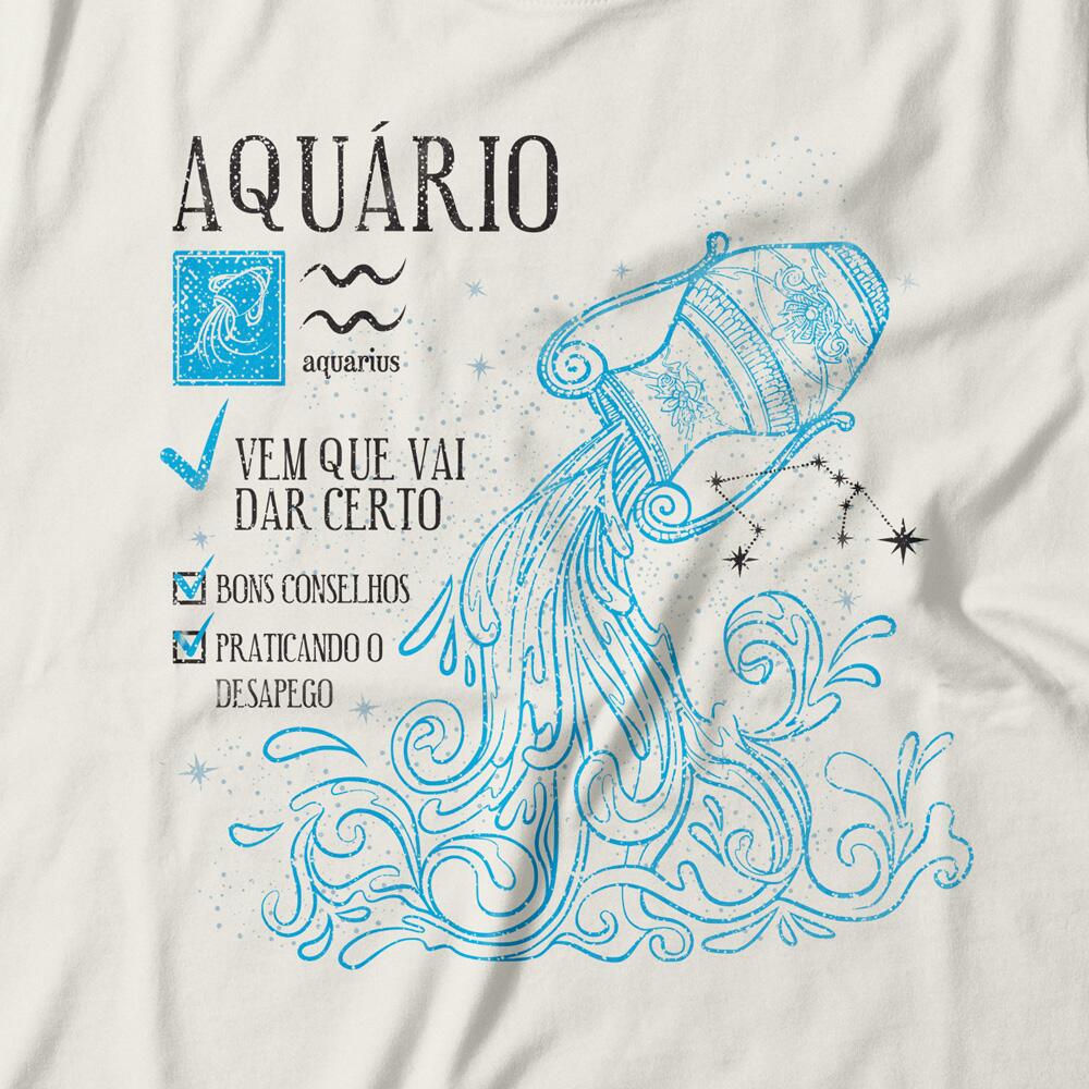 Camiseta Feminina Signo Aquário