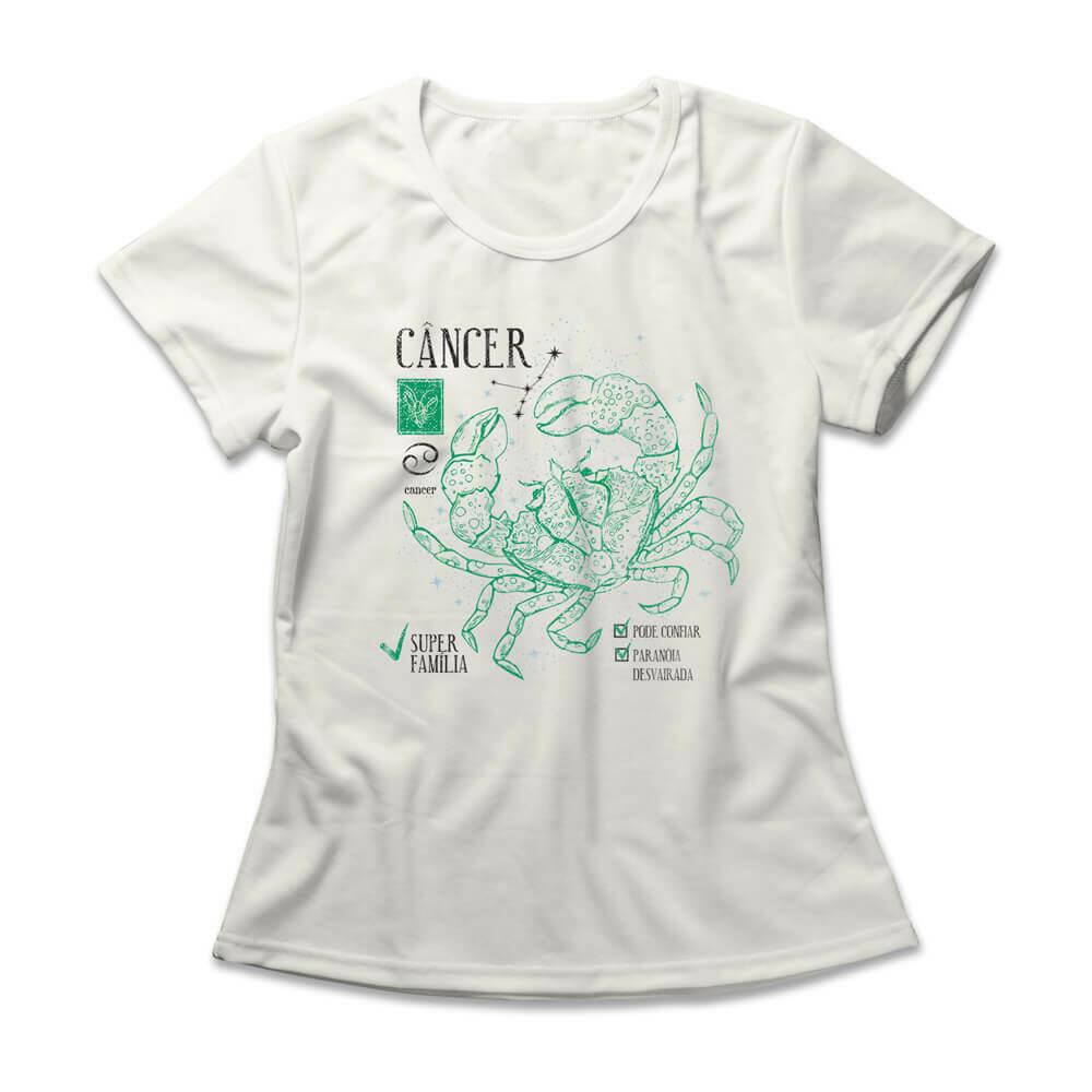 Camiseta Feminina Signo Câncer