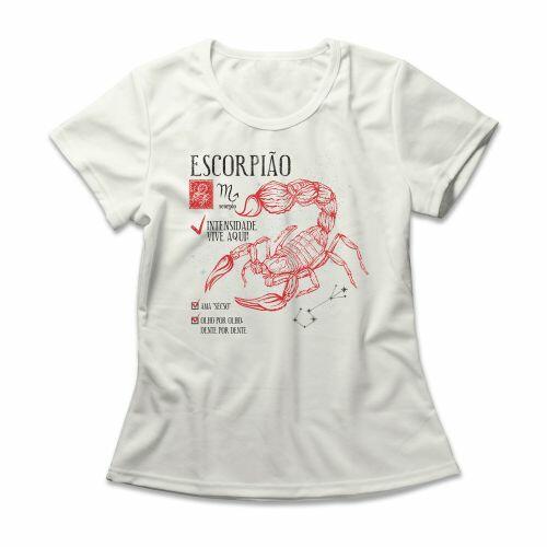 Camiseta Feminina Signo Escorpi�o