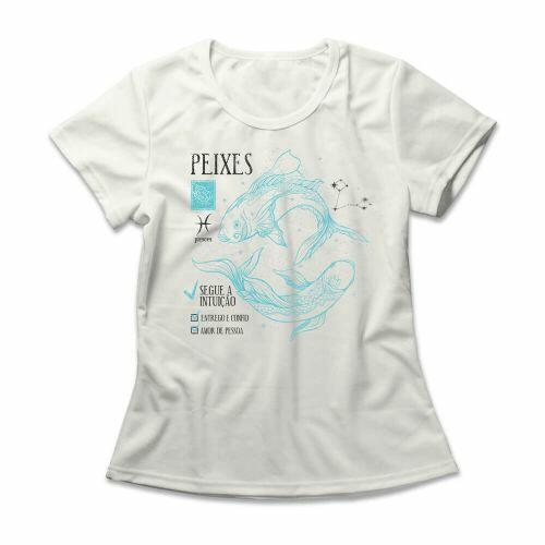 Camiseta Feminina Signo Peixes