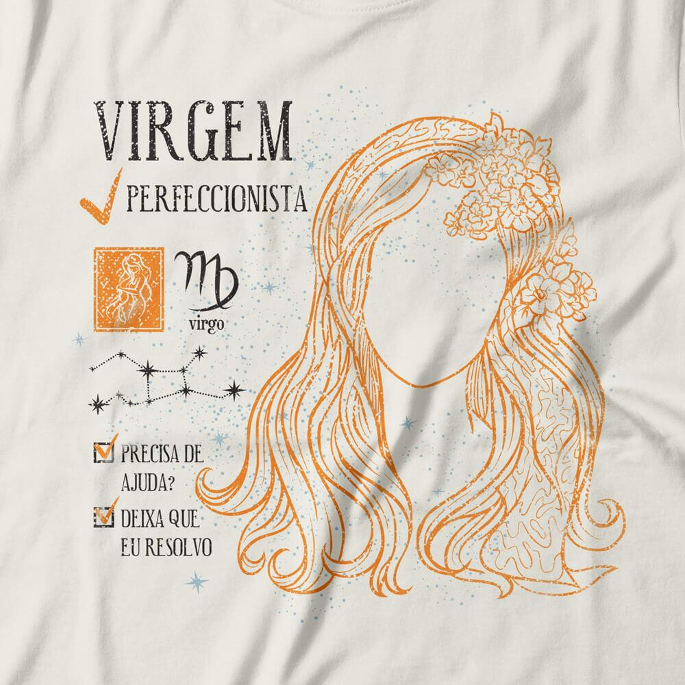 Camiseta Feminina Signo Virgem
