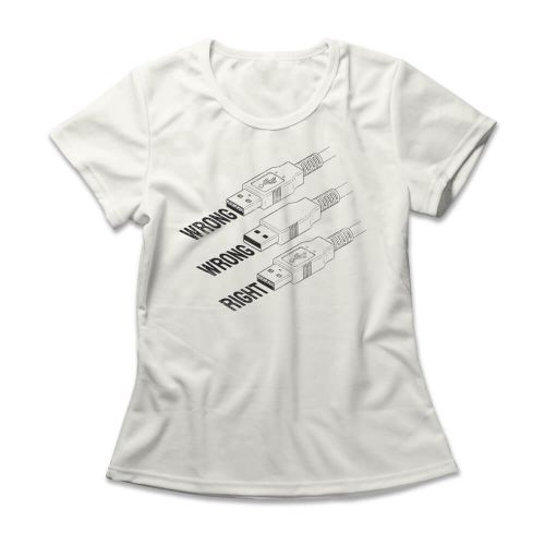 Camiseta Feminina Connecting USB