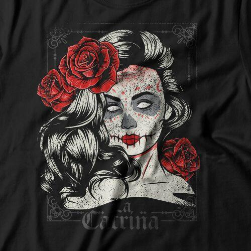 Camiseta Feminina Catrina