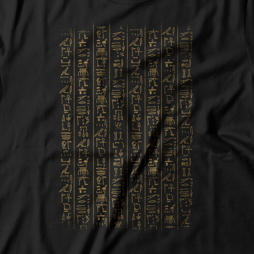 Camiseta Feminina Hieróglifos