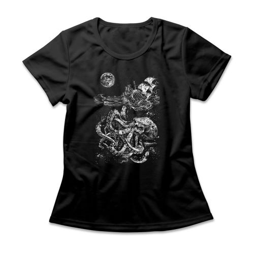 Camiseta Feminina Kraken