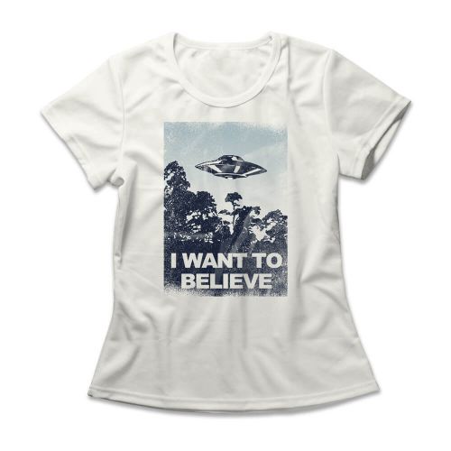 Camiseta Feminina I Want To Believe