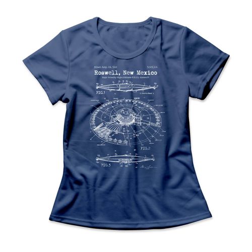 Camiseta Feminina UFO Patent