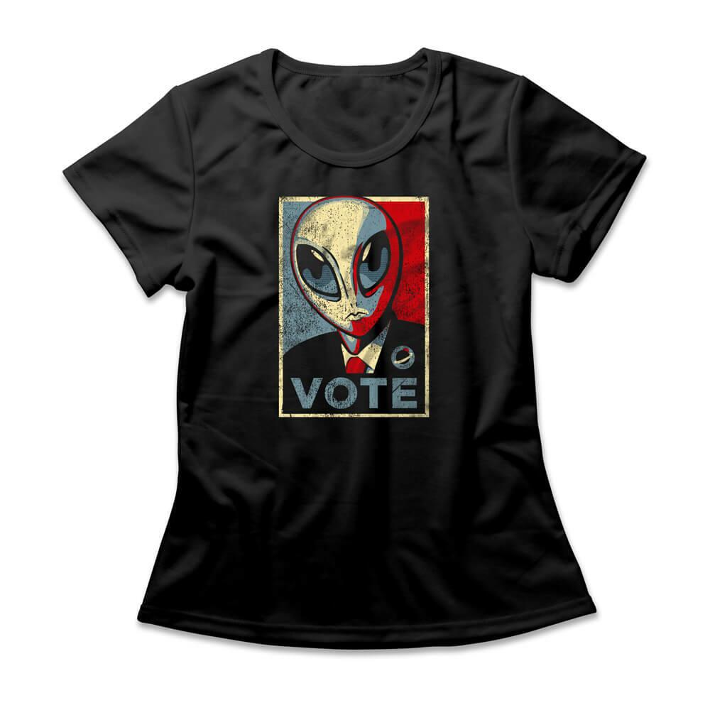 Camiseta Feminina Vote Alien