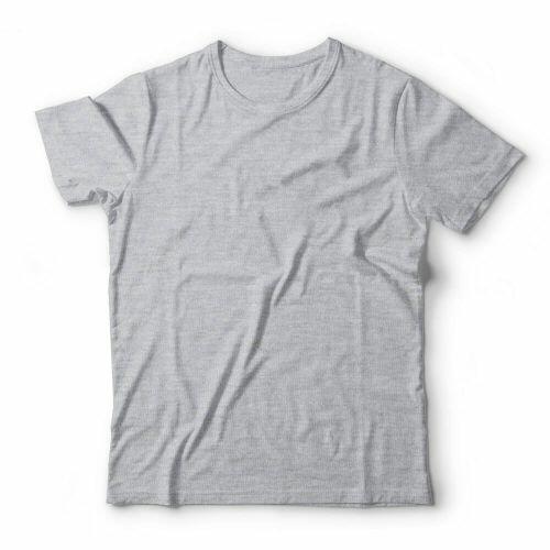 Camiseta B�sica Mescla Cinza