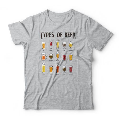 Camiseta Tipos De Cerveja