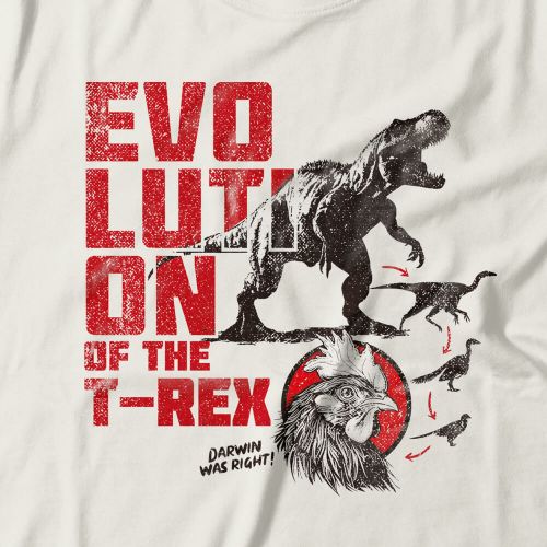 Camiseta Evolution Of The T-Rex