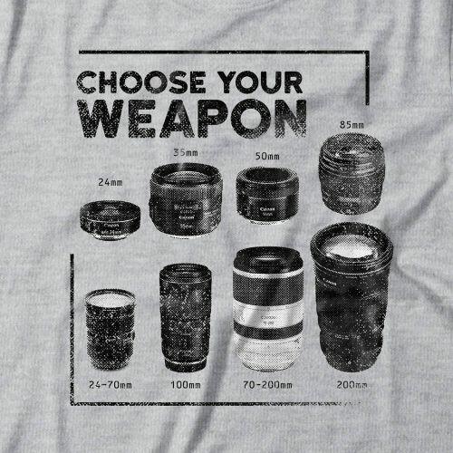 Camiseta Camera Weapons