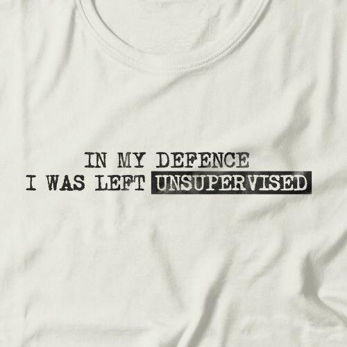 Camiseta I Was Left Unsupervised