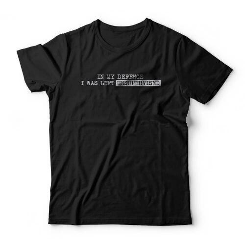 Camiseta I Was Left Unsupervised