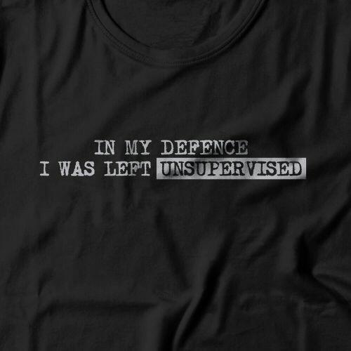 Camiseta I Was Left Unsupervised