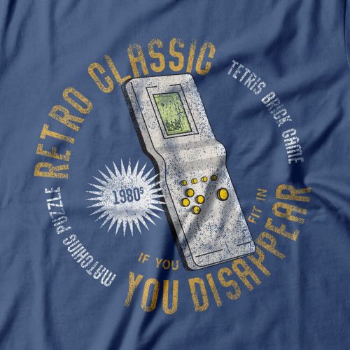 Camiseta Tetris Retro Mini Game