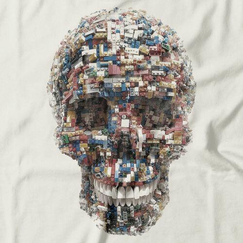 Camiseta Skull Parts