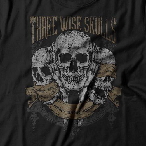 Camiseta Three Wise Skulls