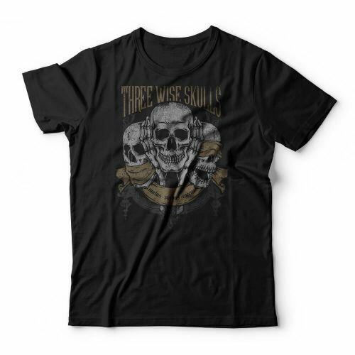Camiseta Three Wise Skulls