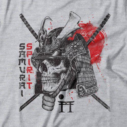 Camiseta Samurai Skull
