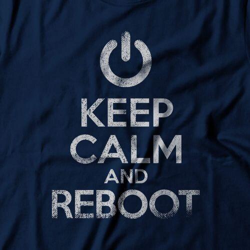 Camiseta Keep Calm And Reboot