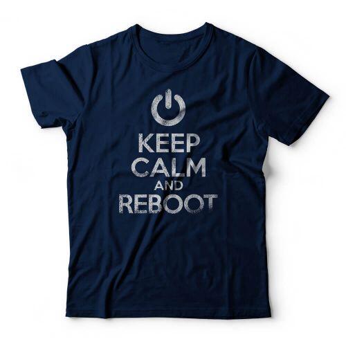 Camiseta Keep Calm And Reboot