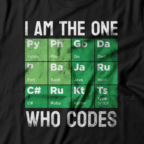 Camiseta The One Who Codes