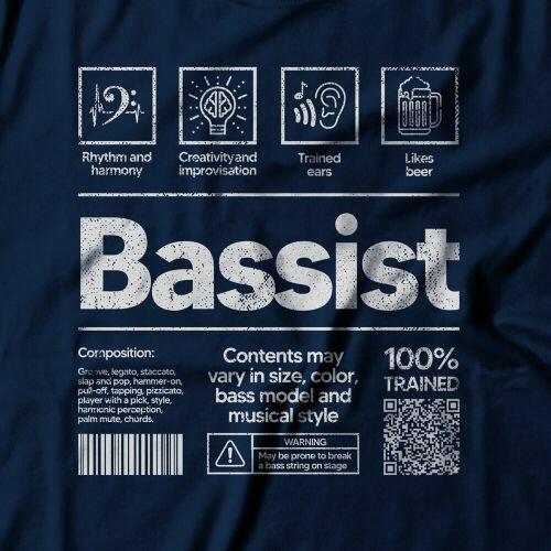 Camiseta Bassist