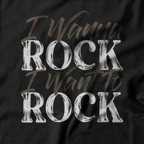Camiseta I Wanna Rock
