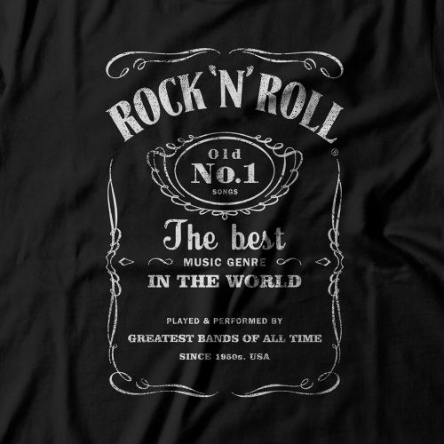 Camiseta Rock 'N' Roll Label