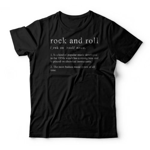 Camiseta Rock And Roll Definition