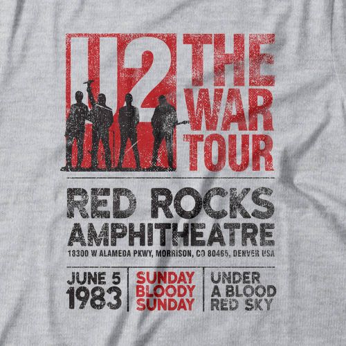 Camiseta U2 War Tour
